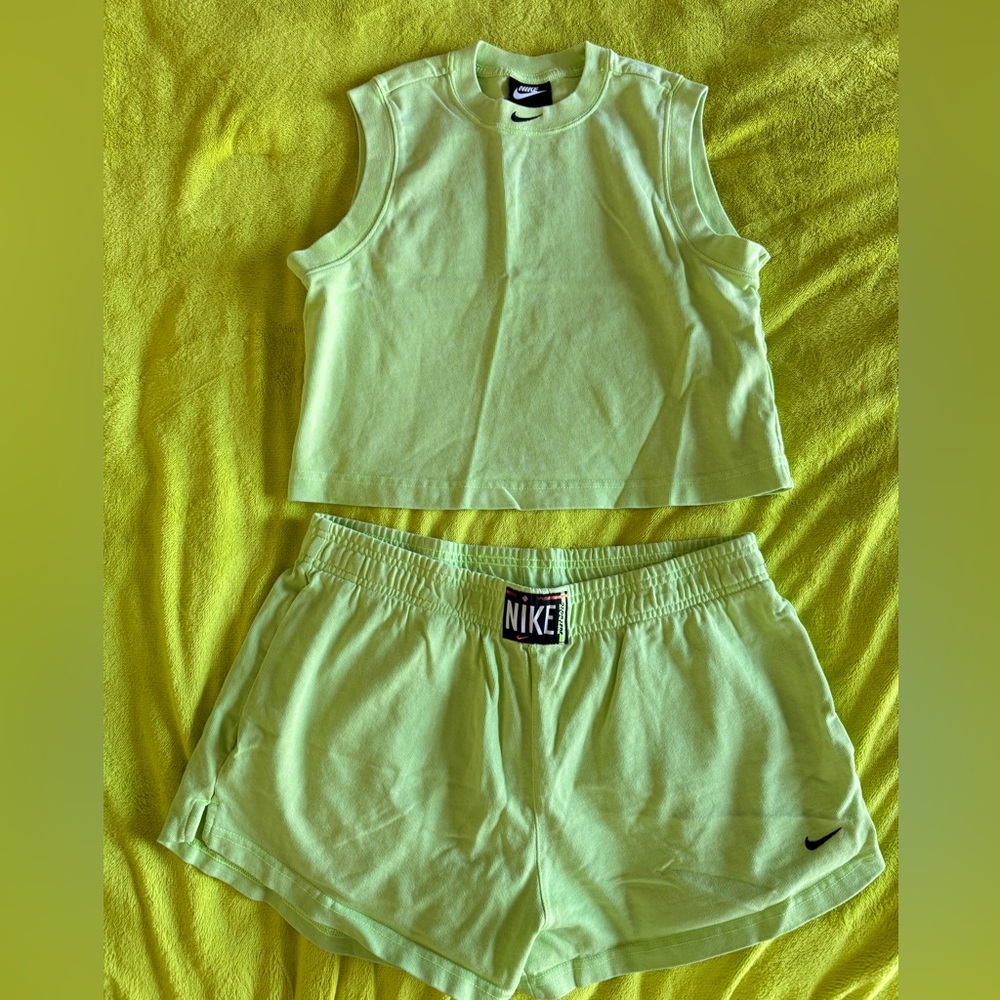 Nike Neon Green Lounge Set